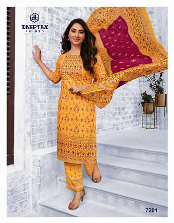 Deeptex Miss India Vol-72 Pure Cotton Printed Dress Materials In Wholesale ( 26 Pcs Catalog )