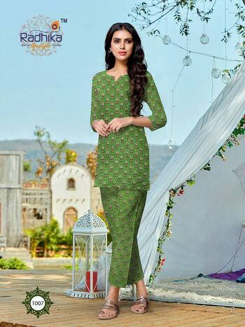 Radhika Lifestyle Nighty Queen Vol-1 Cotton Fabric Women Night Wear Collection ( 8 Pcs Catalog )