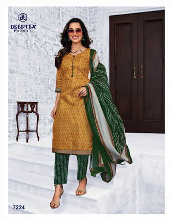 Deeptex Miss India Vol-72 Pure Cotton Printed Dress Materials In Wholesale ( 26 Pcs Catalog )