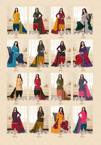 Patidar Bandhani Special Vol 30 Cotton Printed Dress Materials In Wholesale Price ( 16 Pcs Catalog )