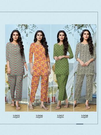 Radhika Lifestyle Nighty Queen Vol-1 Cotton Fabric Women Night Wear Collection ( 8 Pcs Catalog )