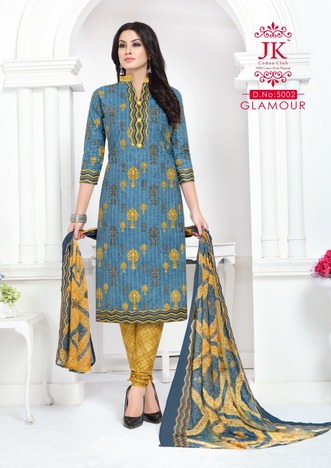 J K Glamour Vol-5  Salwar Suit ( 12 Pcs Catalog )