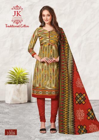 Jk Traditional Cotton Vol -1 Cotton Dupatta Designer Dress Materials In Wholesale Price ( 12 pcs catalog )