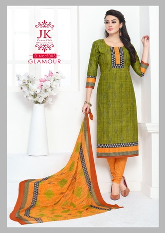 J K Glamour Vol-5  Salwar Suit ( 12 Pcs Catalog )