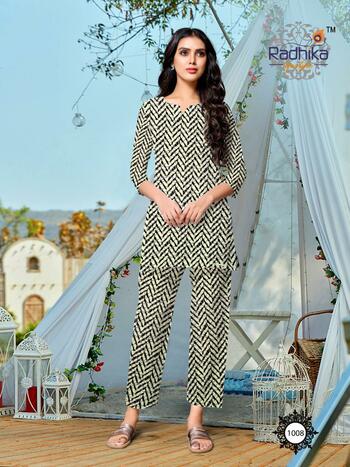 Radhika Lifestyle Nighty Queen Vol-1 Cotton Fabric Women Night Wear Collection ( 8 Pcs Catalog )