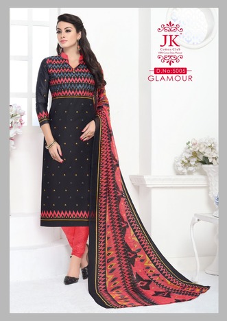 J K Glamour Vol-5  Salwar Suit ( 12 Pcs Catalog )