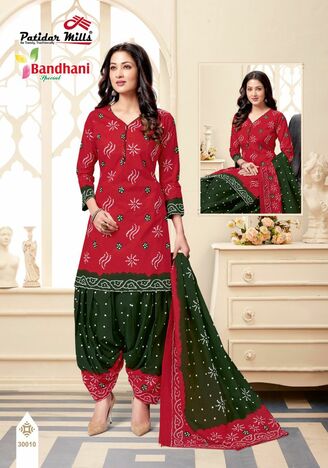 Patidar Bandhani Special Vol 30 Cotton Printed Dress Materials In Wholesale Price ( 16 Pcs Catalog )