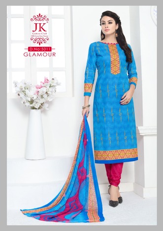 J K Glamour Vol-5  Salwar Suit ( 12 Pcs Catalog )