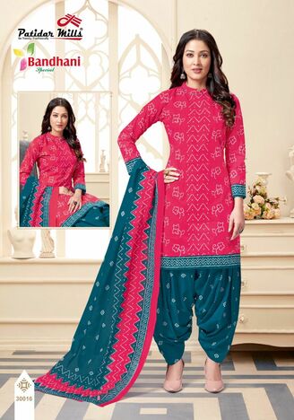 Patidar Bandhani Special Vol 30 Cotton Printed Dress Materials In Wholesale Price ( 16 Pcs Catalog )