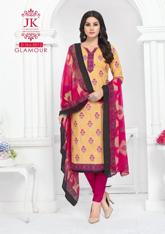 J K Glamour Vol-5  Salwar Suit ( 12 Pcs Catalog )