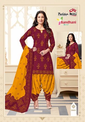 Patidar Bandhani Special Vol 30 Cotton Printed Dress Materials In Wholesale Price ( 16 Pcs Catalog )