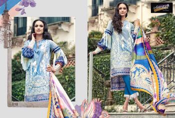 Avishka Johraa  Karachi Lawn Embroidery Dress Material Collection  (9 Pcs Catalog )
