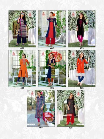 Kajal Style Sparkle Vol-4  Kurtis ( 8 Pcs Catalog )